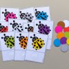 Matchkaarten kleuren thema lieveheersbeestjes - leerbubbels