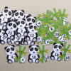 Cijferkaartjes pandabeer