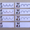Schrijfkaarten pandaberen - leerbubbels