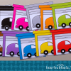 Matchkaarten kleuren thema auto's Leerbubbels
