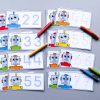 Schrijfkaarten cijfers thema robot
