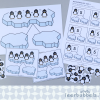 Bundel getalfamilies tot 10 met werkbladen in thema pinguïns