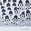 Knijpkaarten vormen thema pinguïns leerbubbels