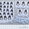 Mkm-woorden maken in thema pinguïns leerbubbels