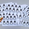 Schrijfbingo hoofdletters pinguïns