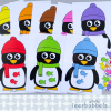 Kleuren sorteren thema pinguïns leerbubbels