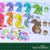 Kleuren sorteren thema eekhoorn - Leerbubbels