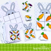 Spel richting & patronen thema konijnen van Leerbubbels