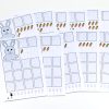 Schrijfbladen cijfers aanleren reeks 2 thema konijnen - Leerbubbels